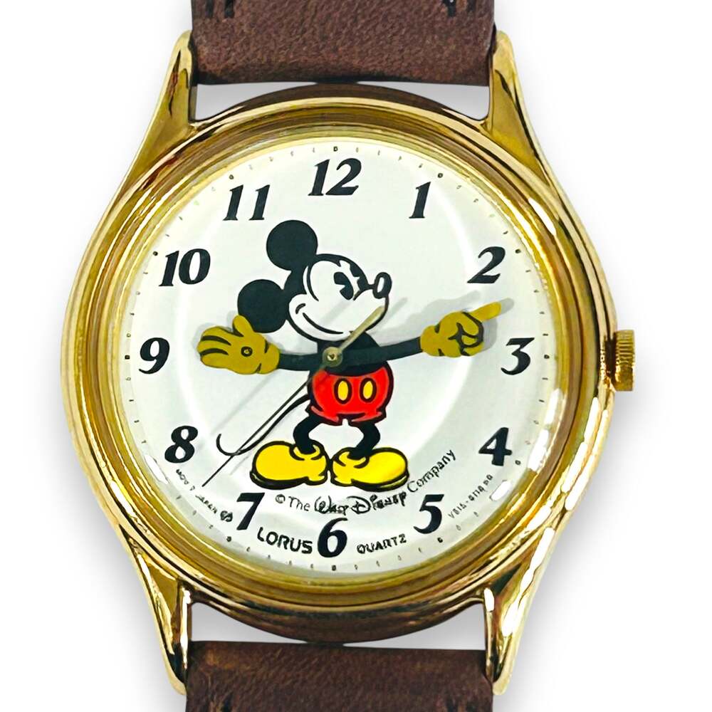 Lorus Mickey Mouse Watch Vintage Unworn V515-6000 RMF 762 Movement